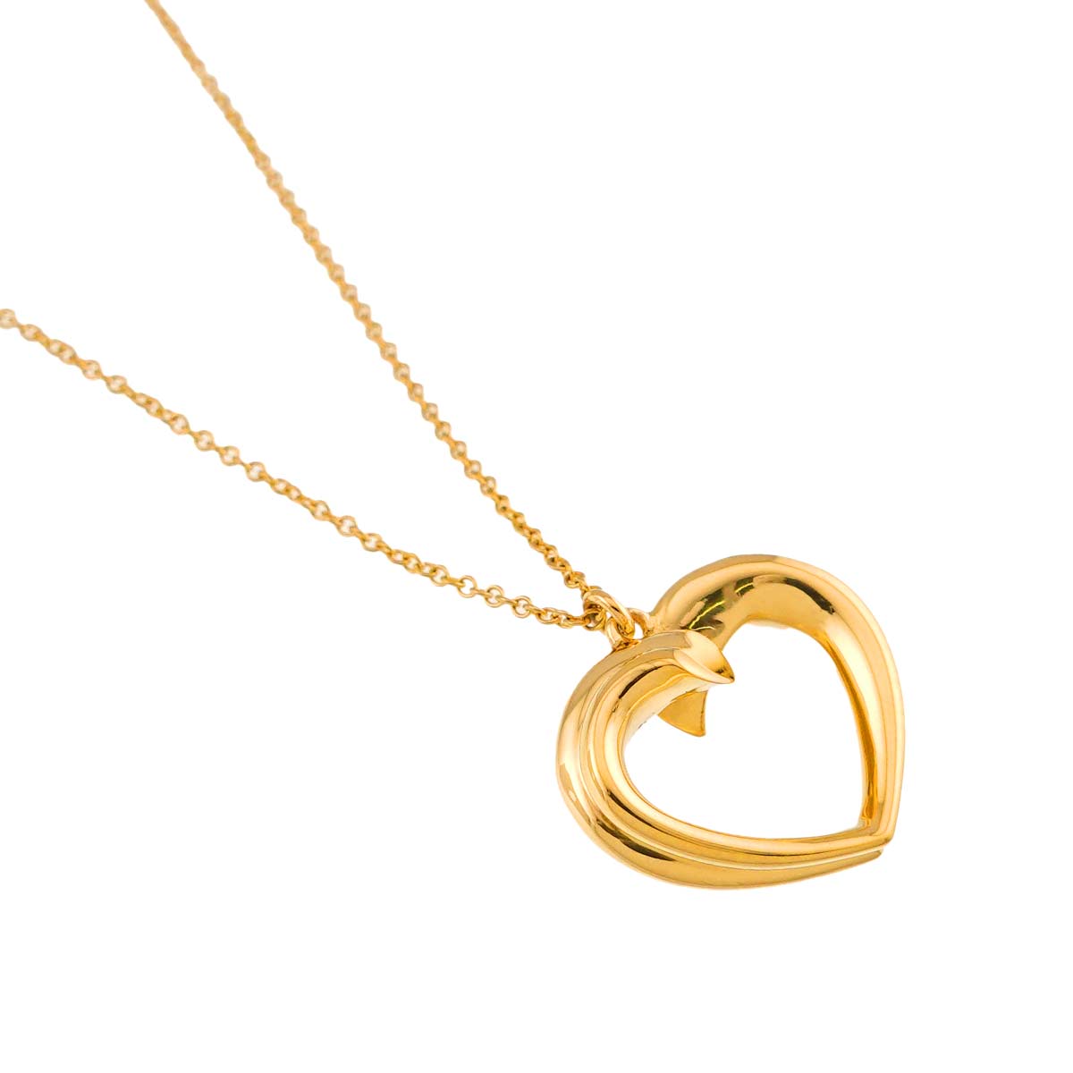 Heart Necklace 18K Yellow Gold 750