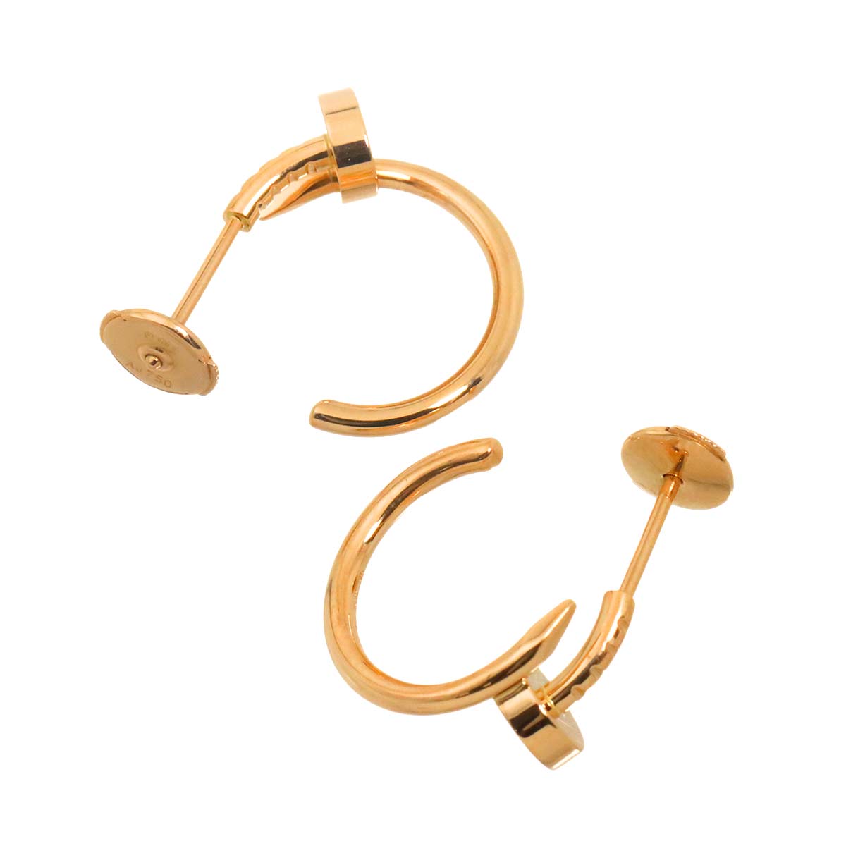 JUSTE UN CLOU Small Earrings Pierced 18K PG 750
