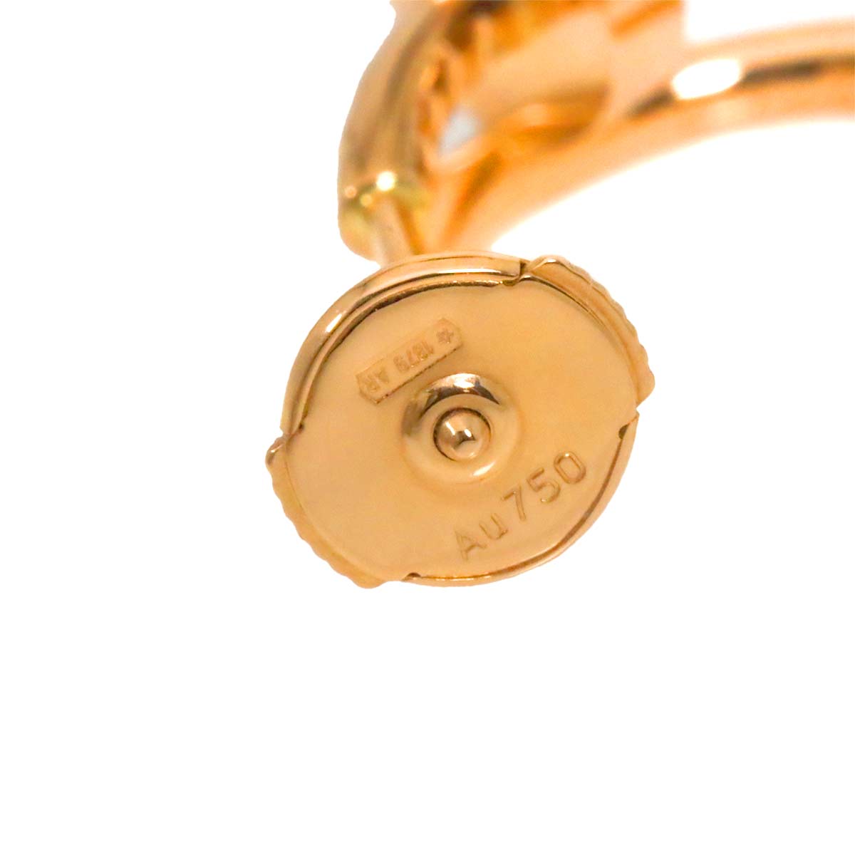 JUSTE UN CLOU Small Earrings Pierced 18K PG 750