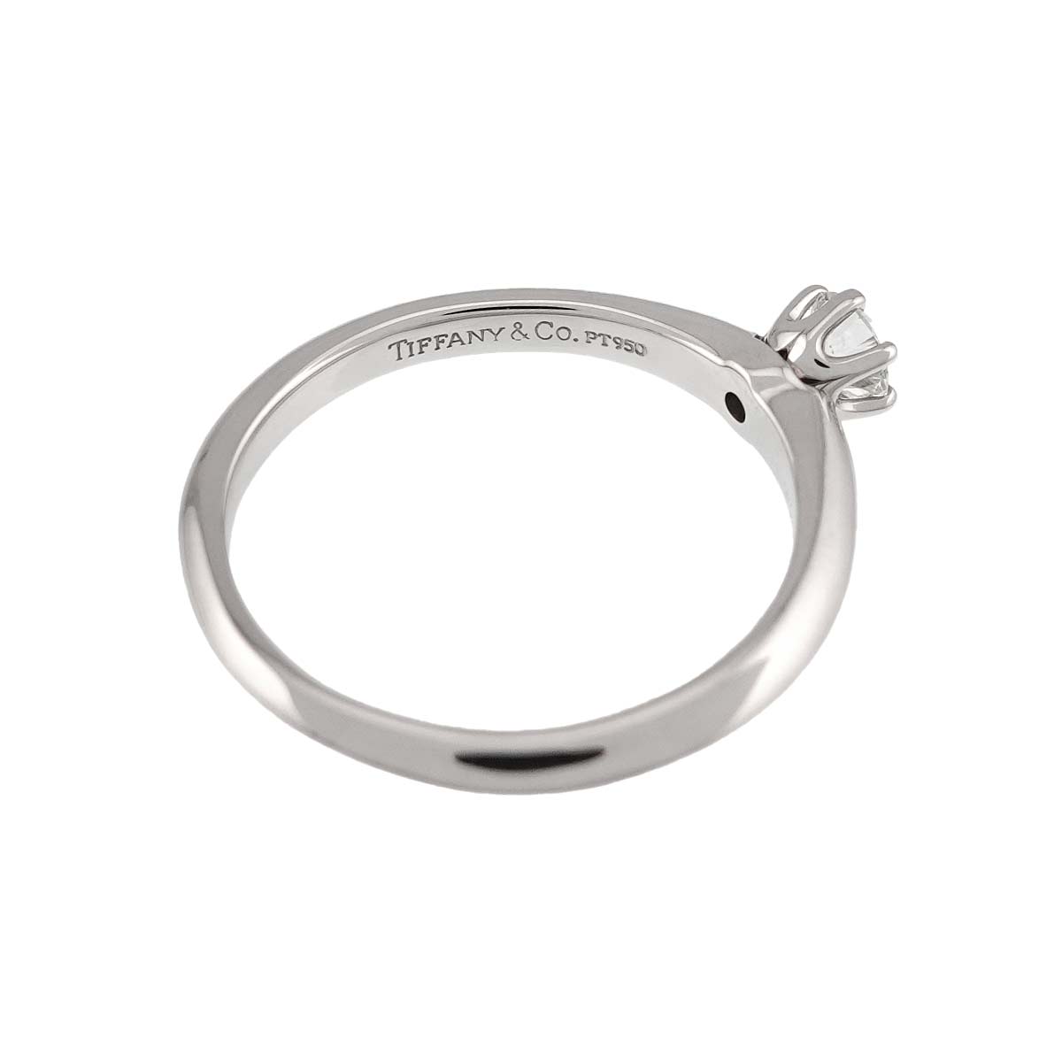 Diamond 0.20ct F/VS1 Ring Pt 5-5.25(US)