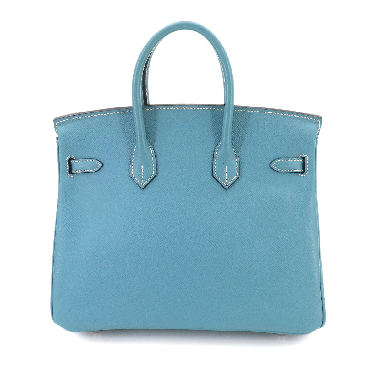 Birkin 25 Hand Bag Epsom Blue jean Purse