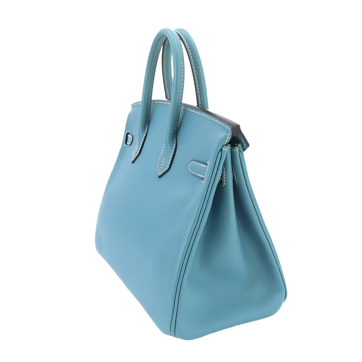 Birkin 25 Hand Bag Epsom Blue jean Purse