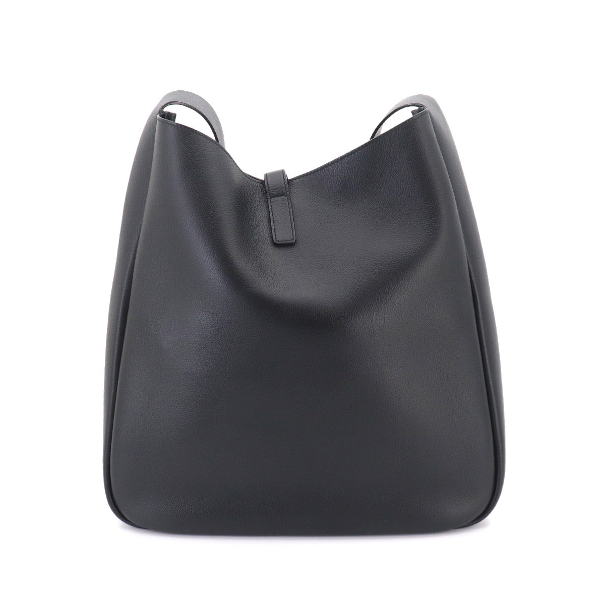 LE5A7 Large Shoulder Bag Leather Black 753837 Purse