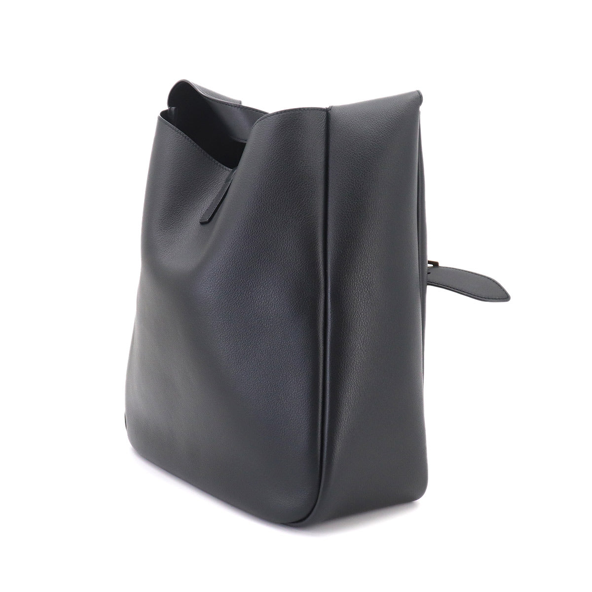 LE5A7 Large Shoulder Bag Leather Black 753837 Purse