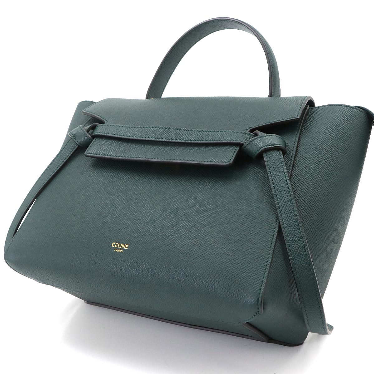 Belt Bag Micro Hand Shoulder Bag Leather Amazone 189153 Green