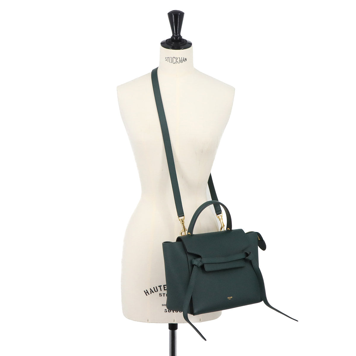 Belt Bag Micro Hand Shoulder Bag Leather Amazone 189153 Green