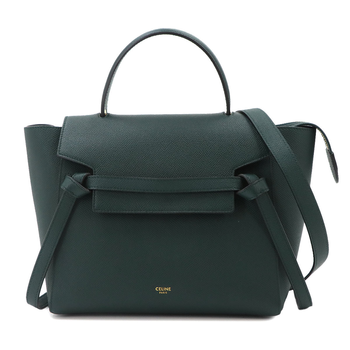 Belt Bag Micro Hand Shoulder Bag Leather Amazone 189153 Green