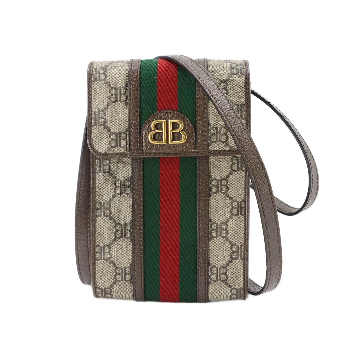 GUCCI The Hacker Project Phone Holder Shoulder Bag Beige