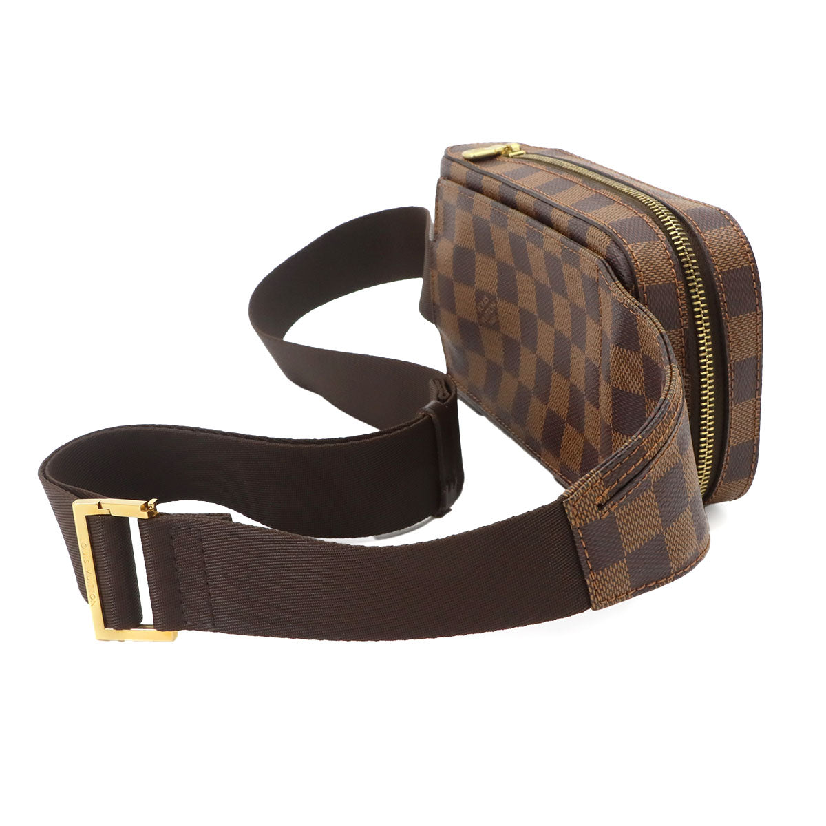 Damier Geronimos Crossbody Bag Ebene Brown N51994