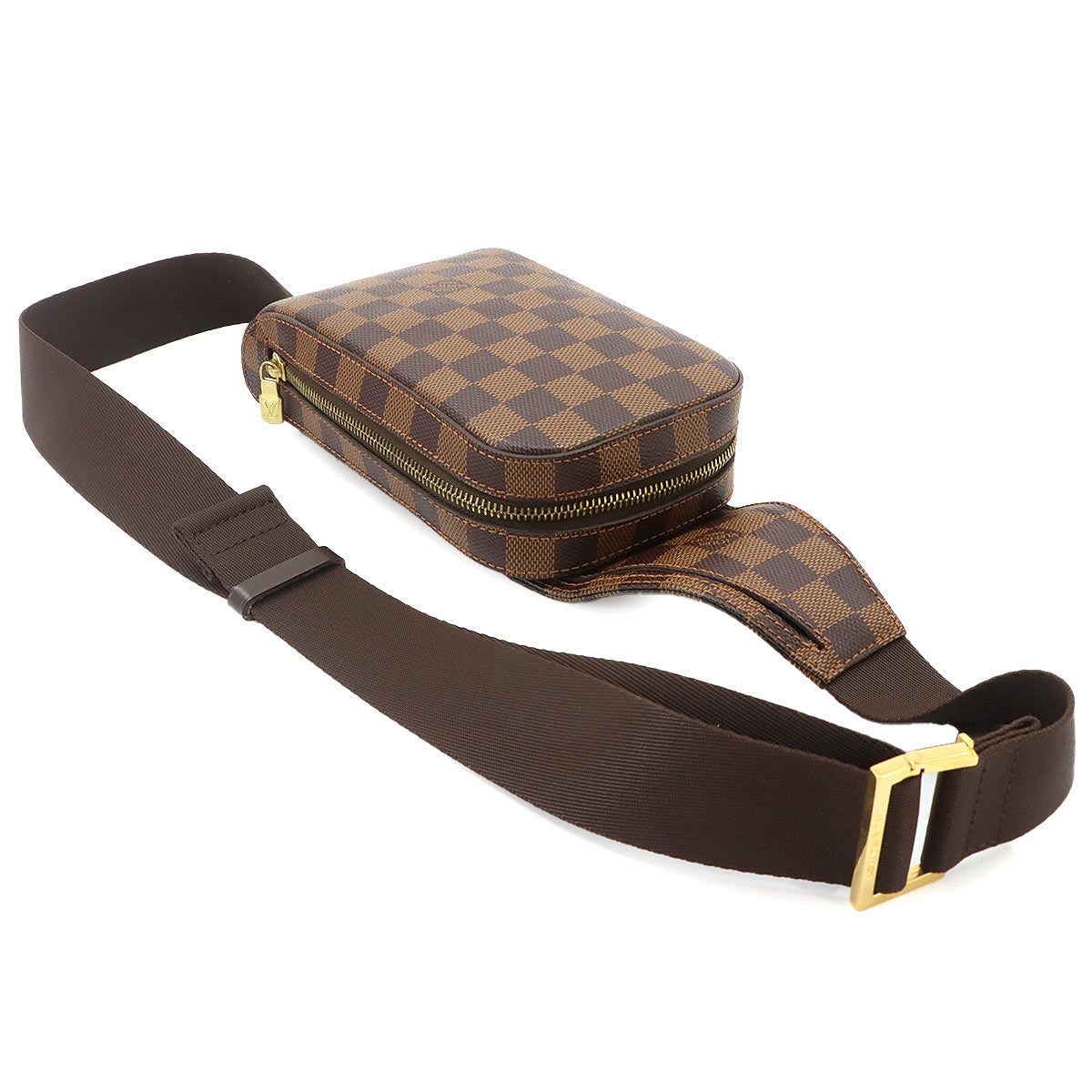 Damier Geronimos Crossbody Bag Ebene Brown N51994