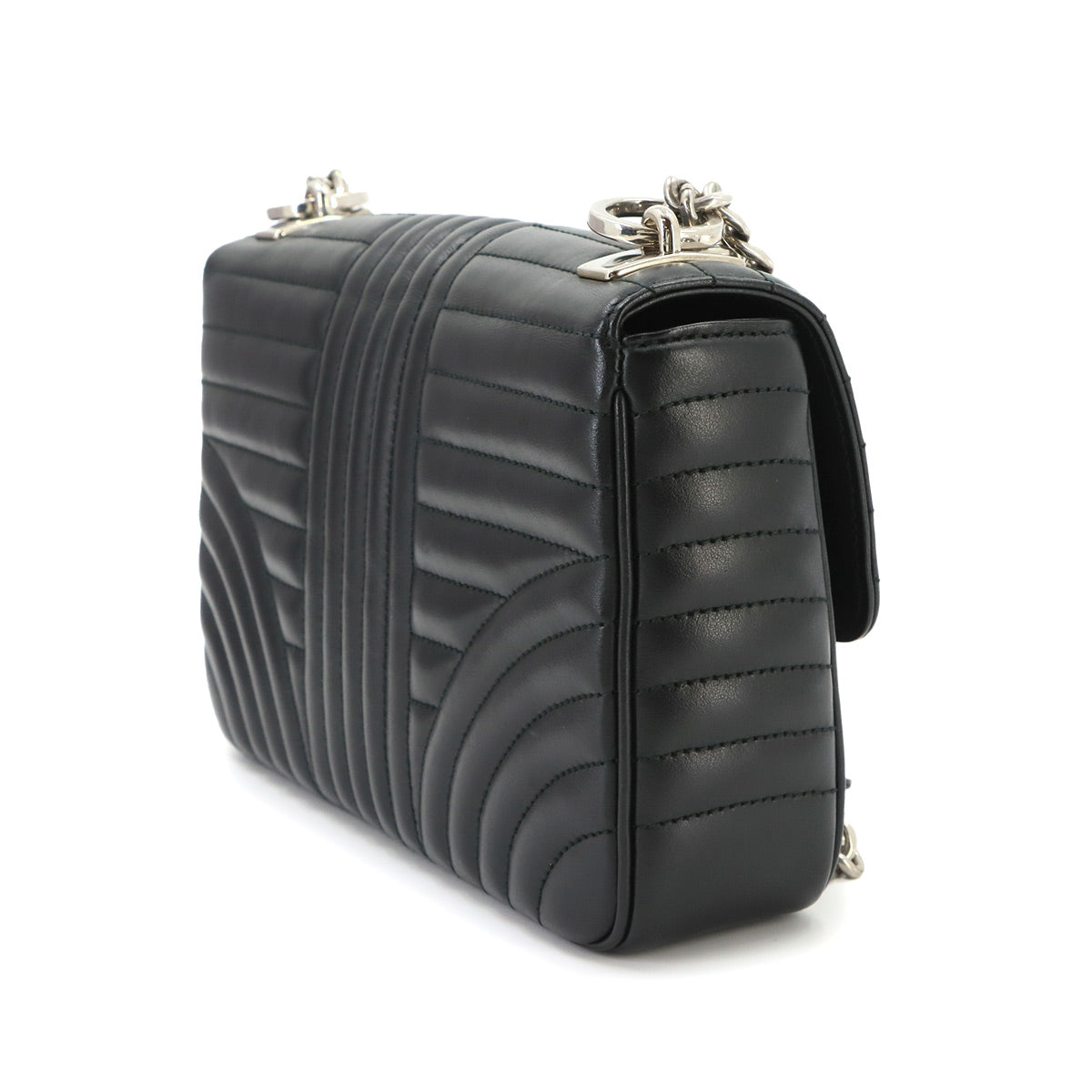 Diagramme Chain Shoulder Bag Leathear Black 1BD135 Purse