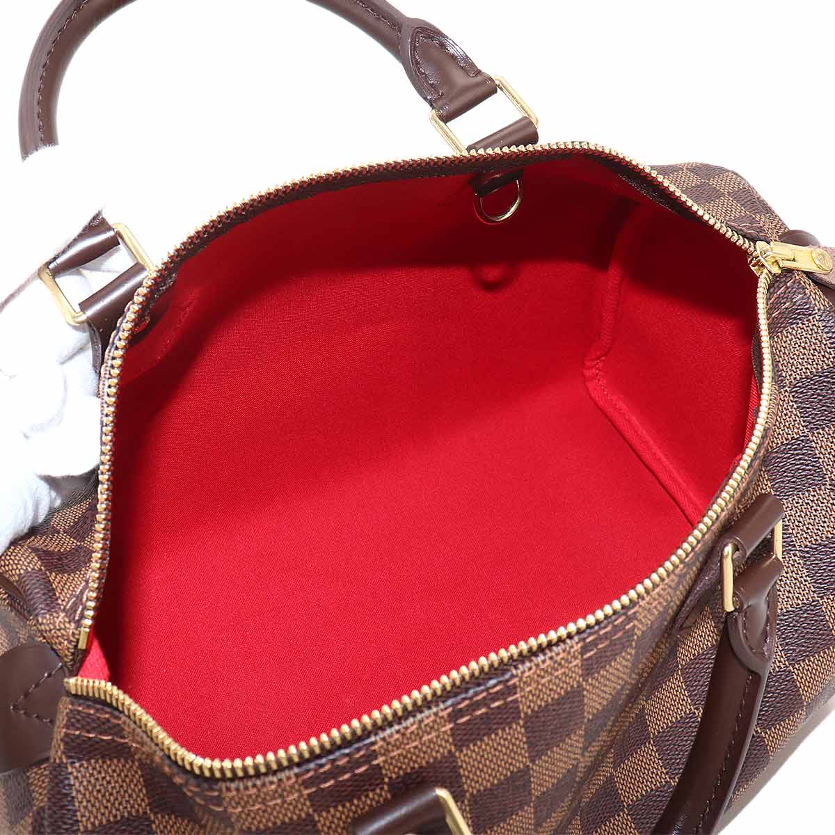 Damier Speedy 30 Hand Bag Ebene N41364 Brown Purse