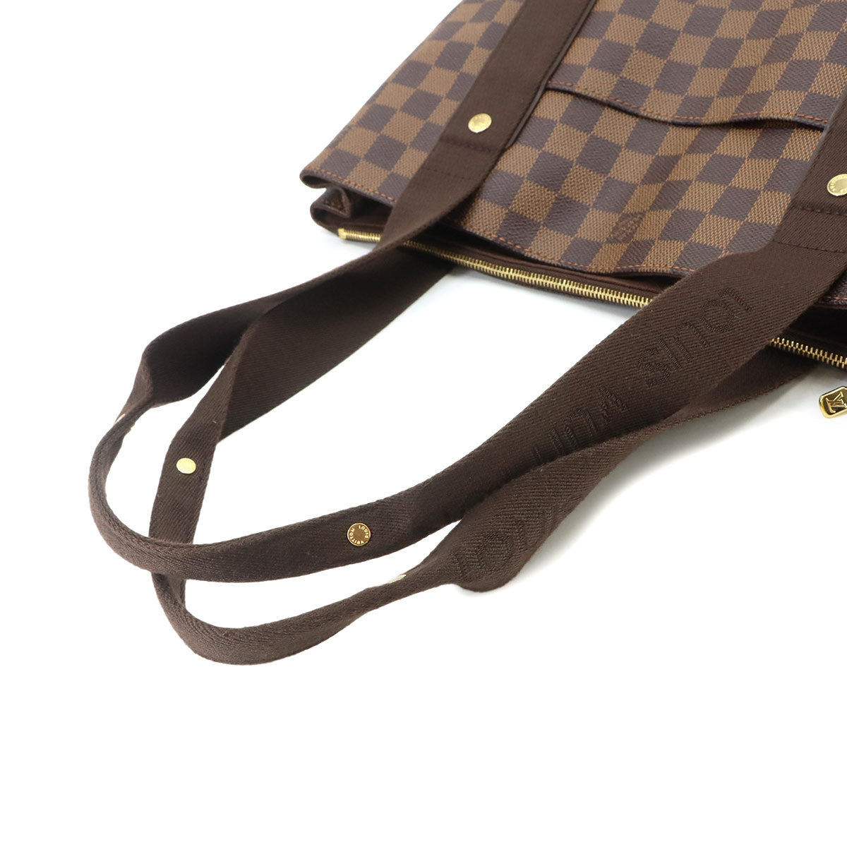 Damier Cabas Bobur Tote Bag Ebene N52006 Purse