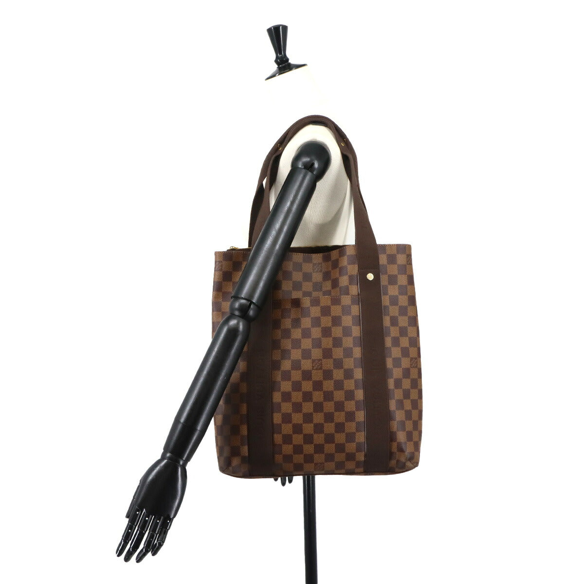 Damier Cabas Bobur Tote Bag Ebene N52006 Purse