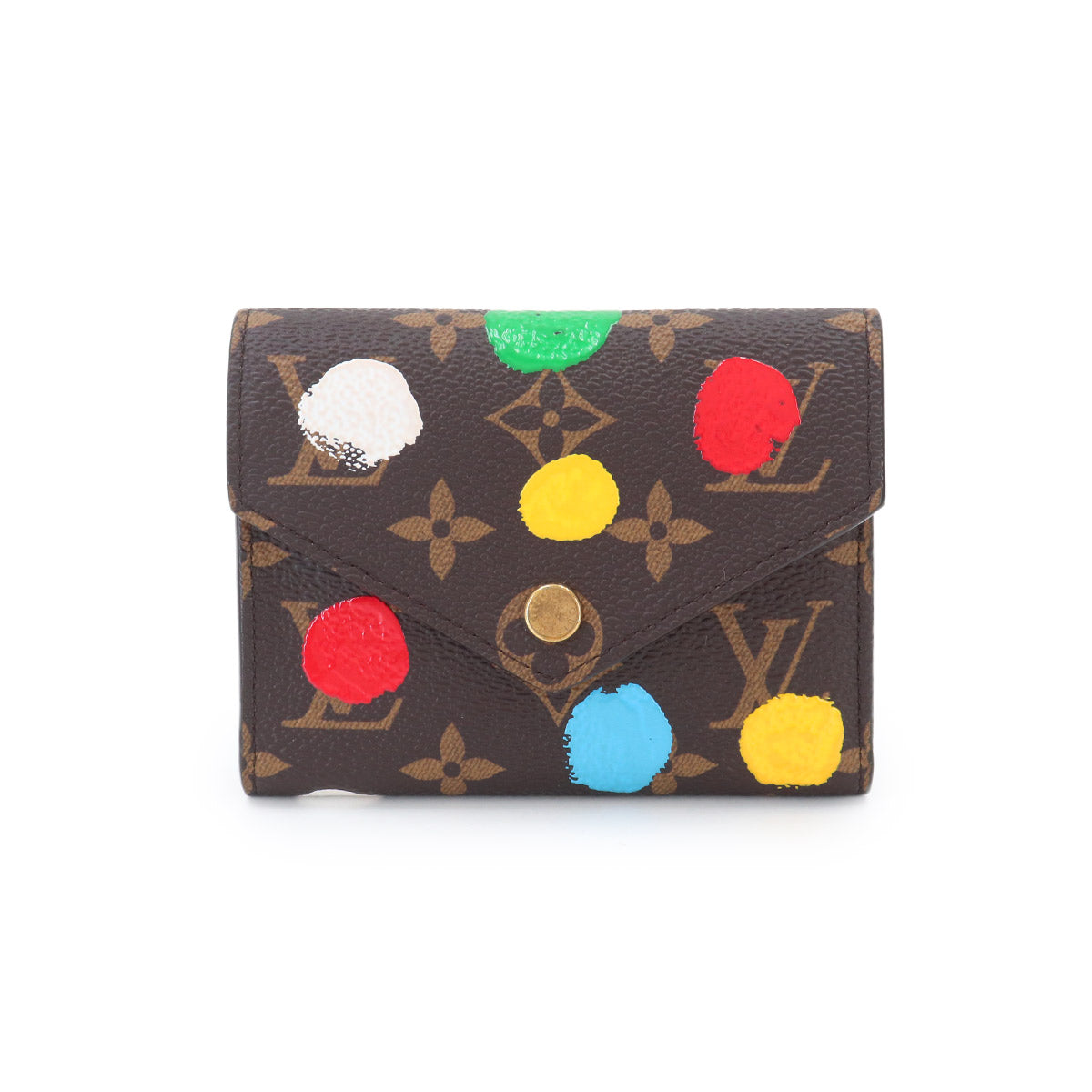 LVxYK Monogram Painted Dots Victorine Wallet M81865