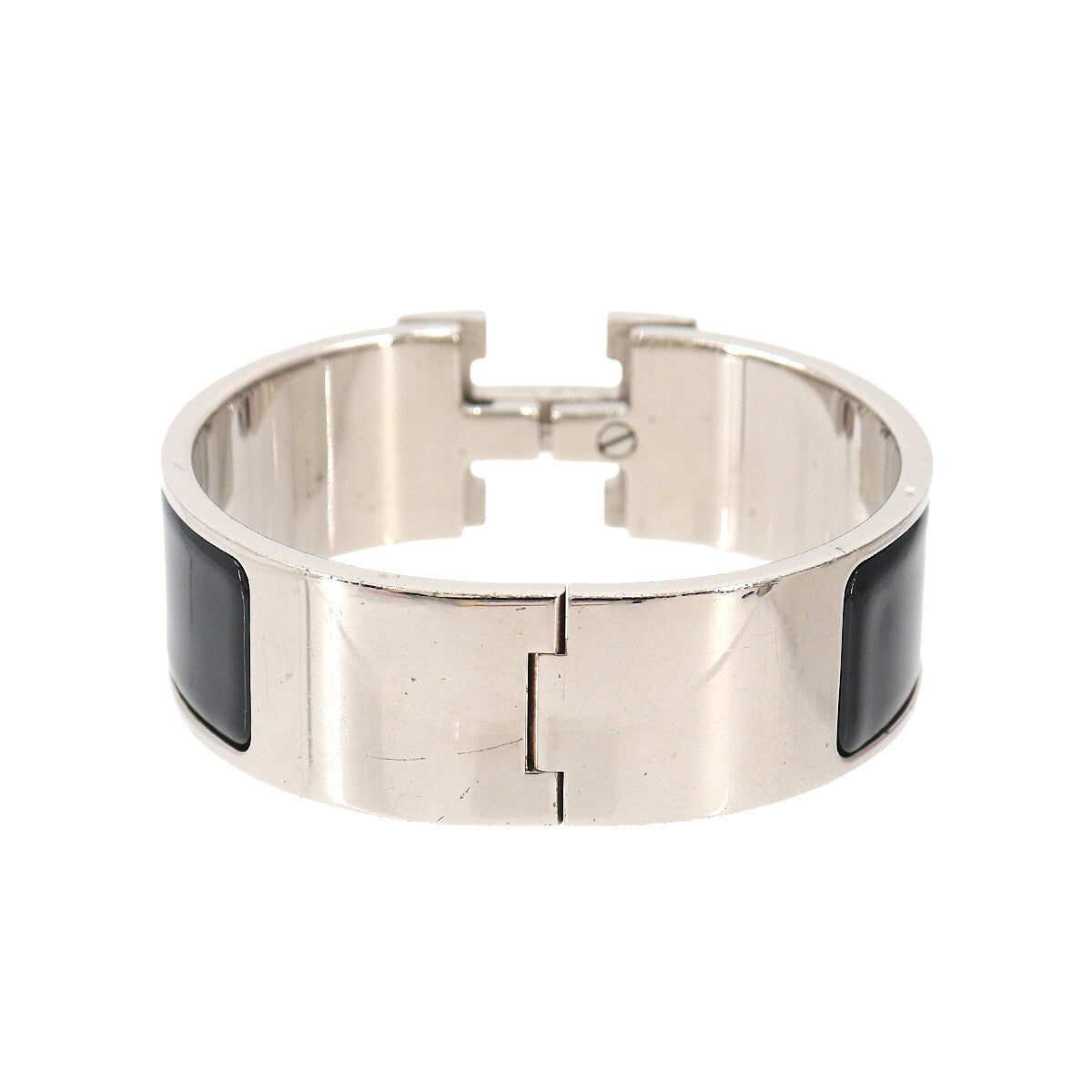 Clic Clac H Bangle Black Silver Accessory