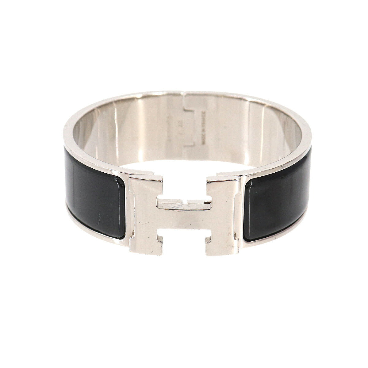 Clic Clac H Bangle Black Silver Accessory