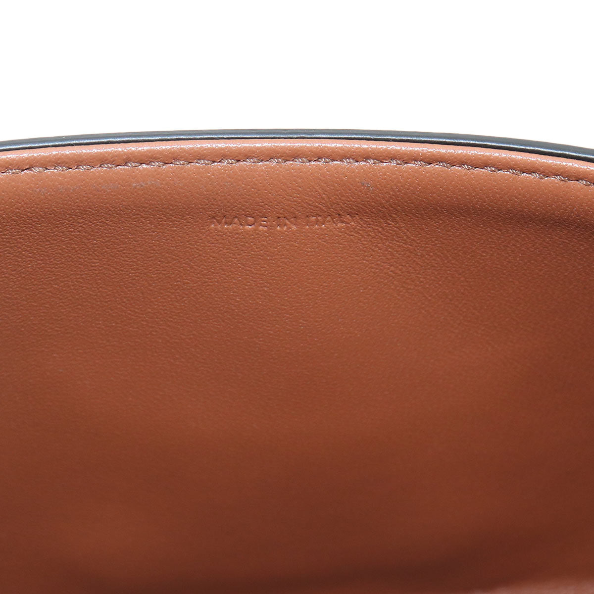 Triomphe Claude Shoulder Bag PVC Leather Black Brown 194142