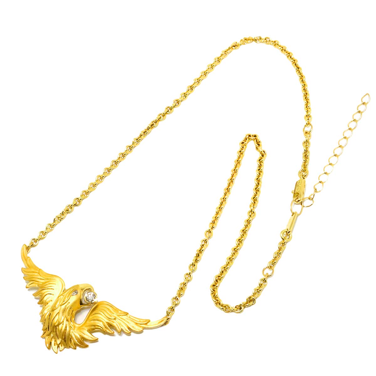 Diamond Necklace 18K Yellow Gold 750