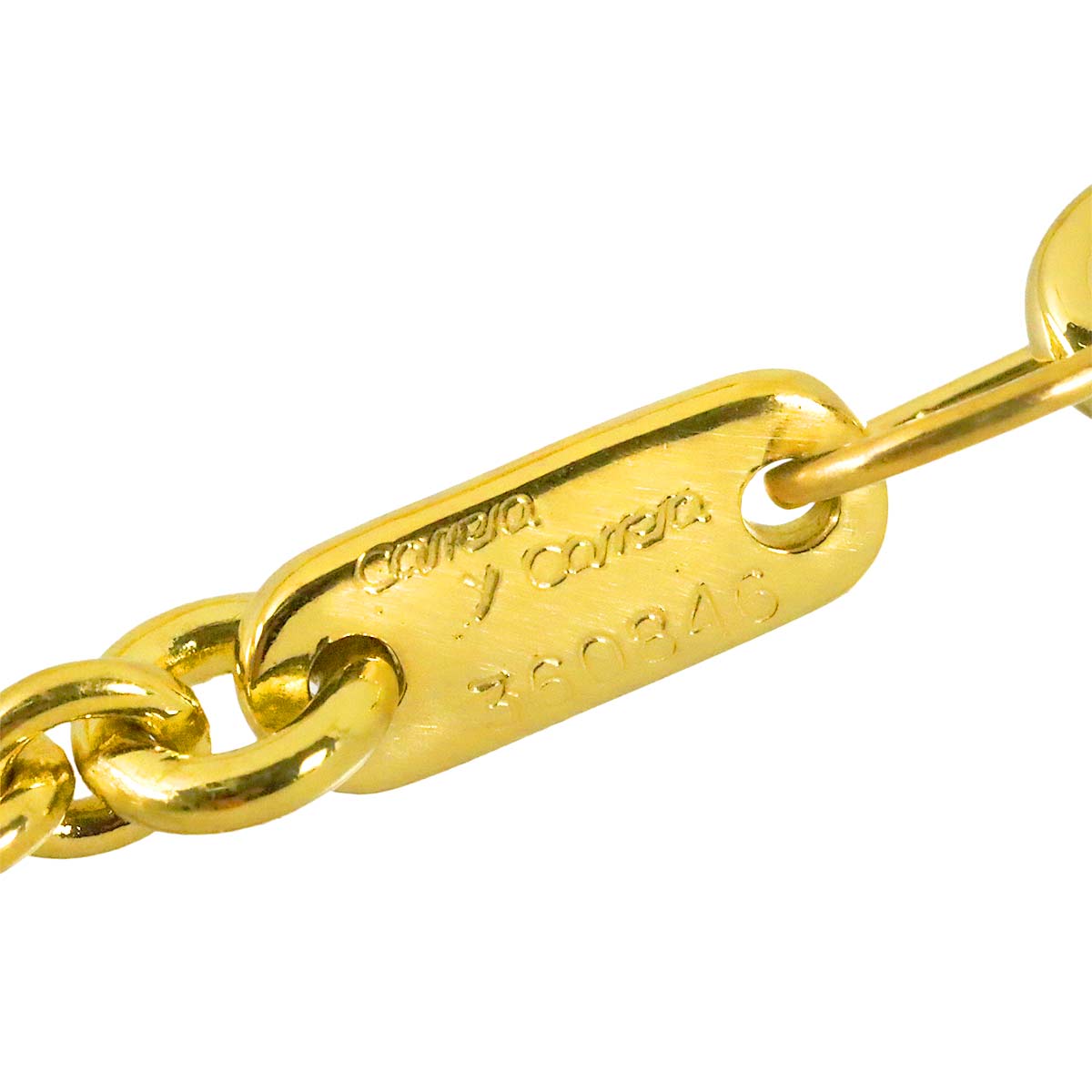 Diamond Necklace 18K Yellow Gold 750
