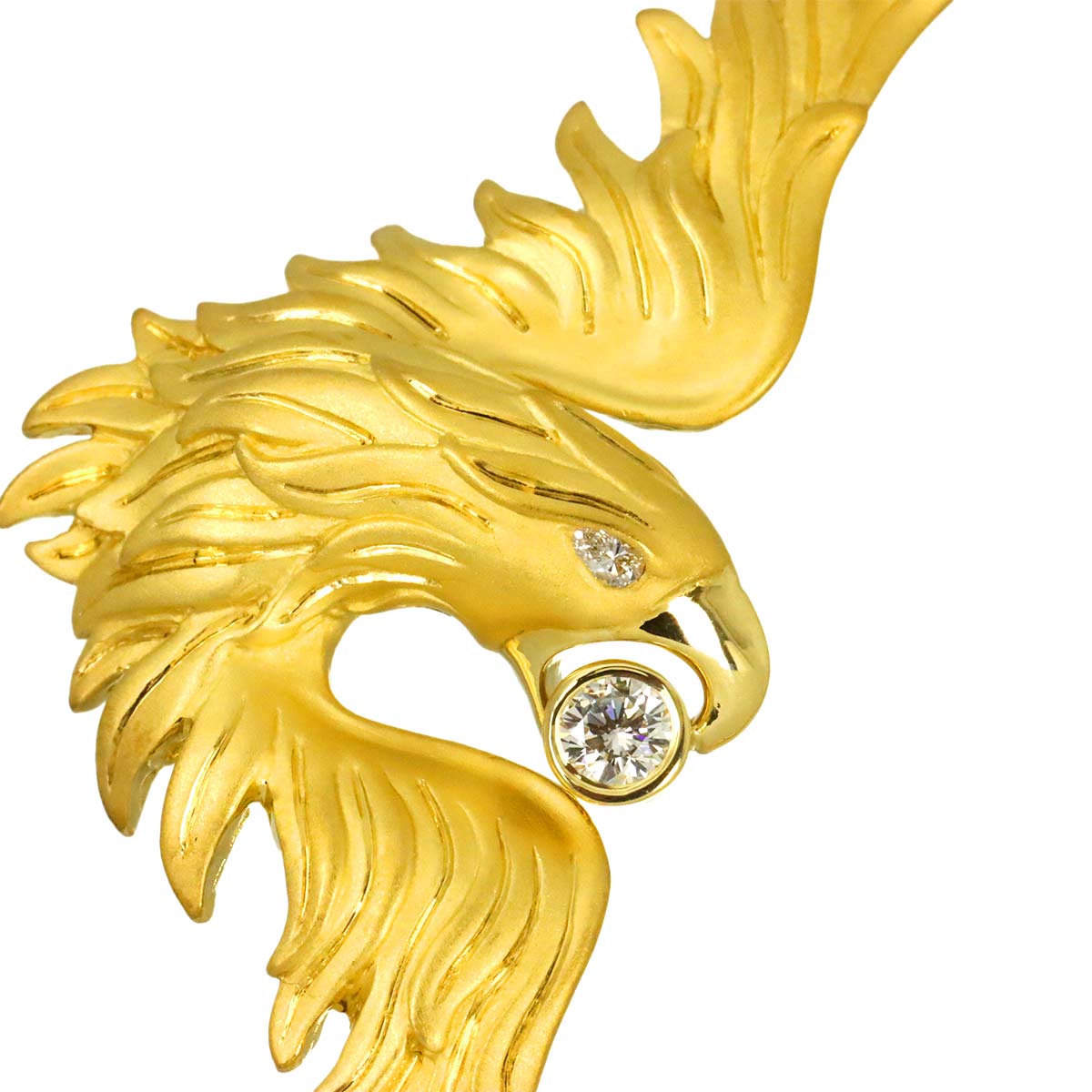 Diamond Necklace 18K Yellow Gold 750