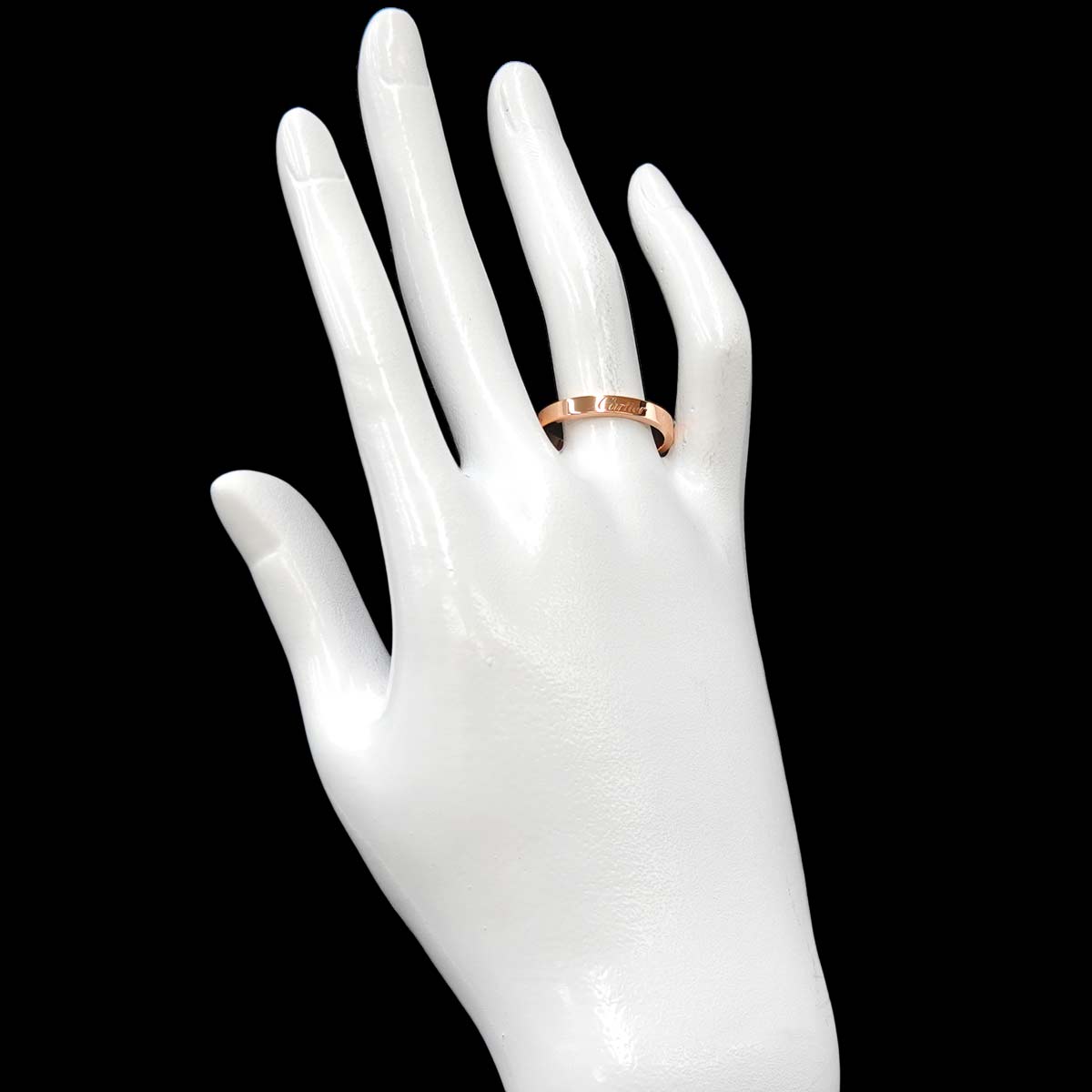 C de Ring 18K Pink Gold 750 Size59 8.75(US)