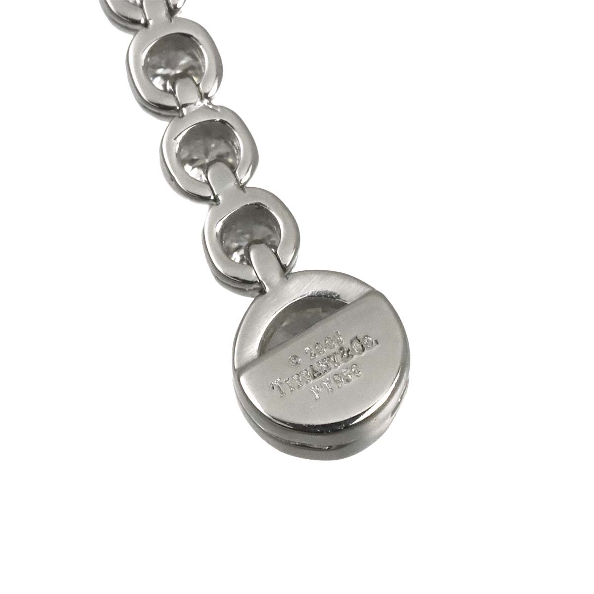 Jazz Drop Diamond Necklace Pt Platinum