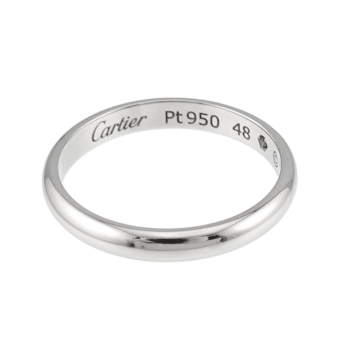 1895 Classic Diamond 1P Ring Pt Platinum size48 4.5(US)