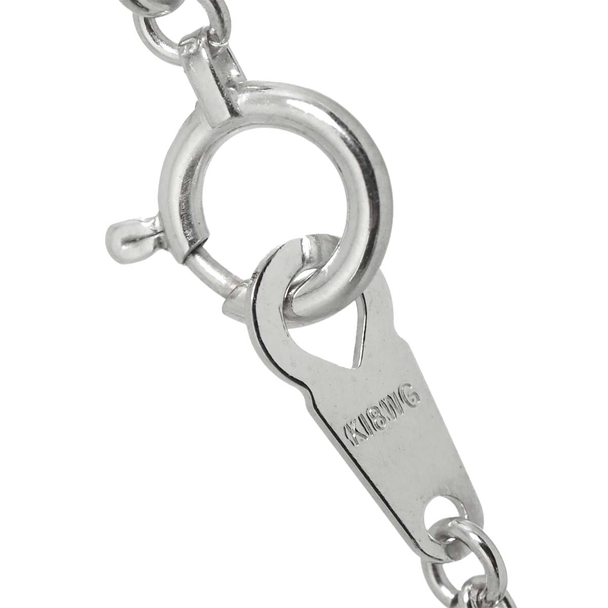 Diamond 0.60ct Necklace 18K WG White Gold 750
