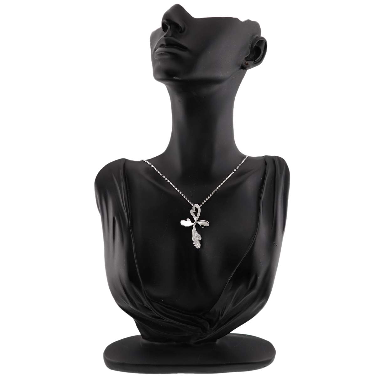 Diamond 0.60ct Necklace 18K WG White Gold 750