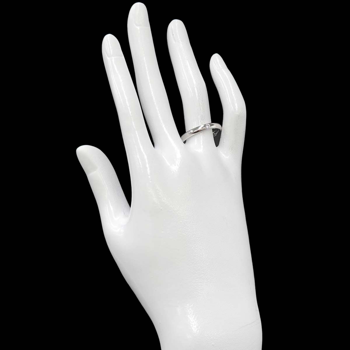 Diamond Ring Pt Platinum size9-9.5(US)