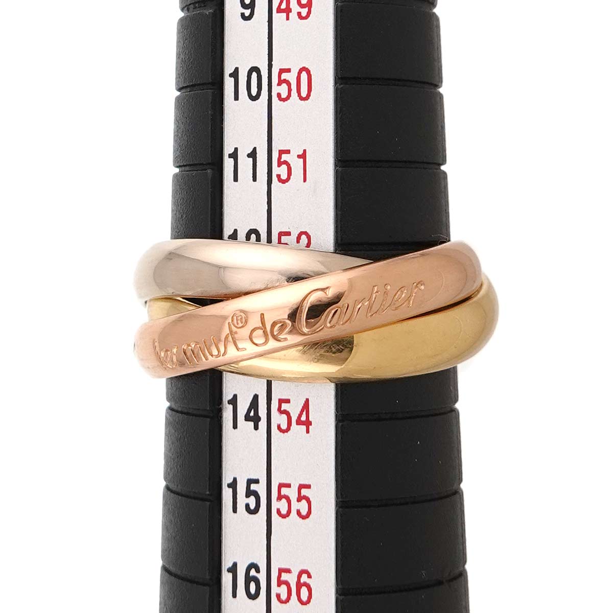 Trinity MM Ring 18K YG WG PG 750 Size53 6-6.25(US)