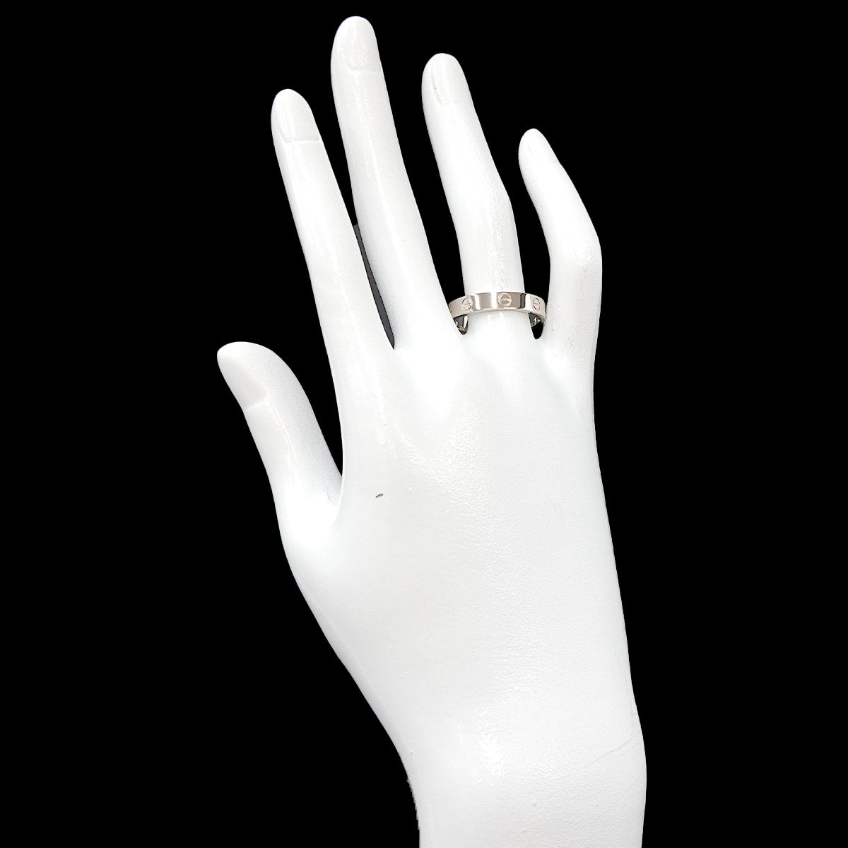 Mini Love Ring 18K White Gold 750 size61 9-9.5(US)