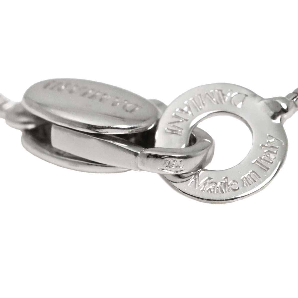 Diamond Necklace 18K White Gold 750