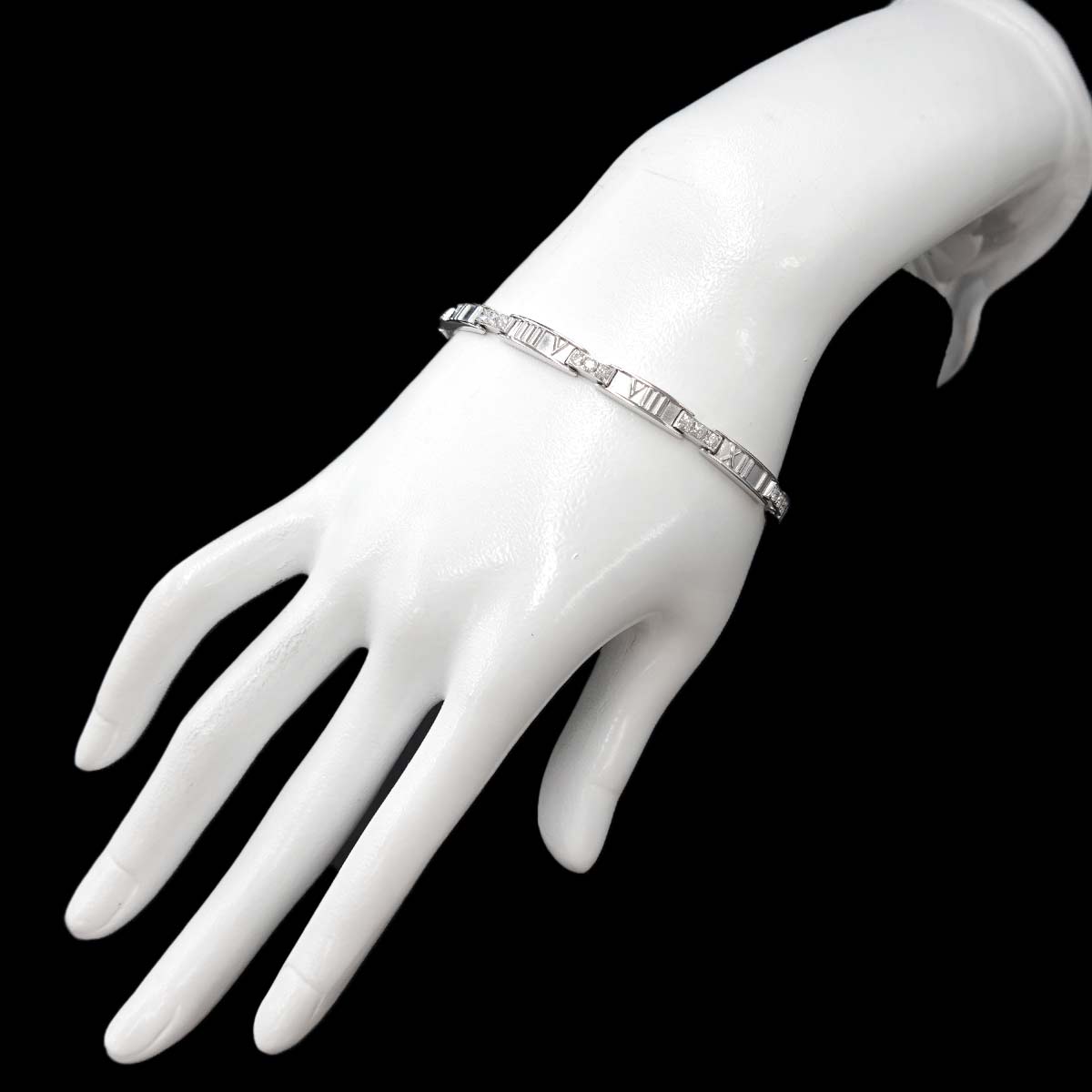 Atlas Diamond Bracelet 18K White Gold 750
