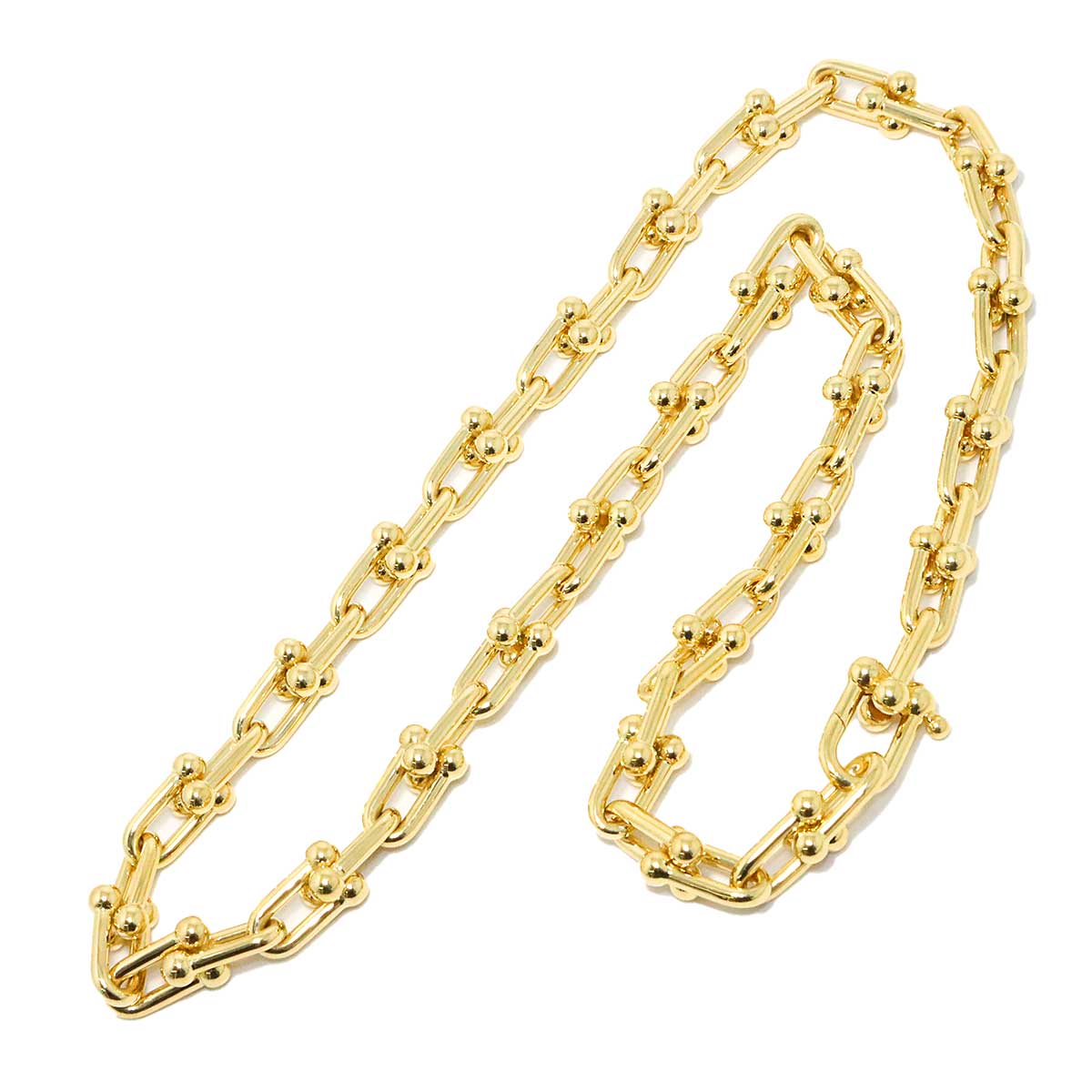 Hardware Medium Link Necklace 18K Yellow Gold 750
