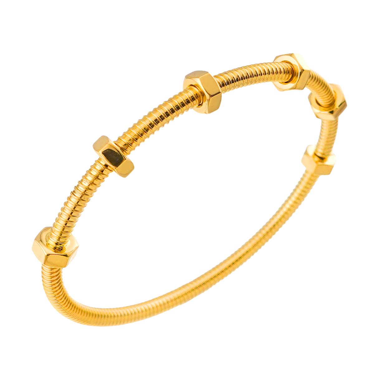 ECROU DE Bracelet 18K Yellow Gold 750 size18