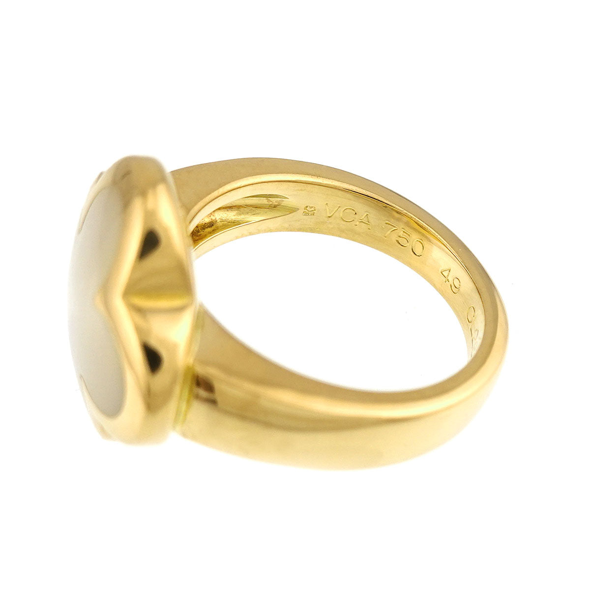 Pure Alhambra MOP Ring 18K YG 18K YG 49 4.5-4.75(US)