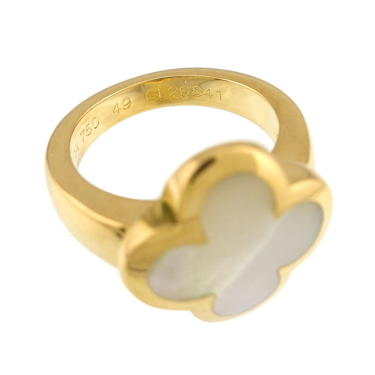 Pure Alhambra MOP Ring 18K YG 18K YG 49 4.5-4.75(US)