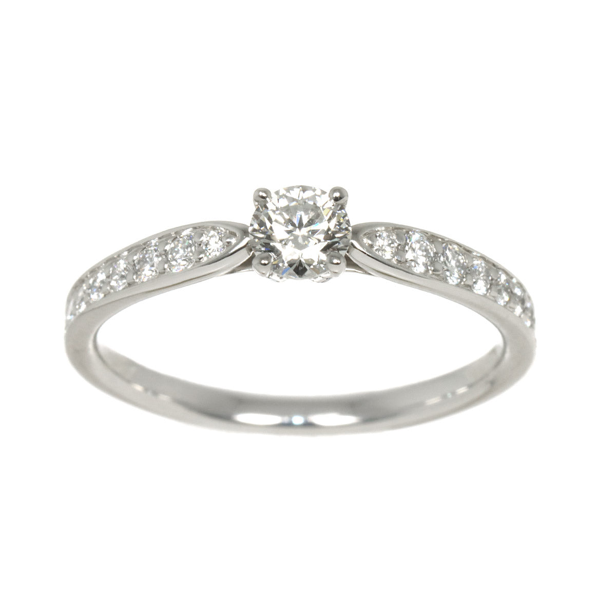 Harmony Ring Diamond 0.26ct H/VS1/3EX Pt size6(US)