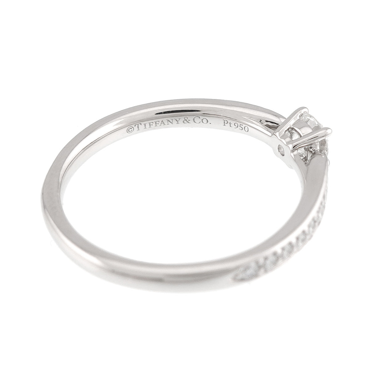 Harmony Ring Diamond 0.26ct H/VS1/3EX Pt size6(US)