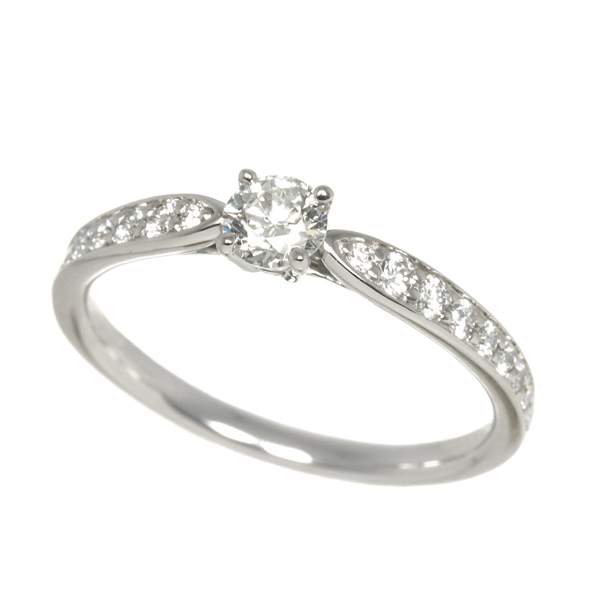 Harmony Ring Diamond 0.26ct H/VS1/3EX Pt size6(US)