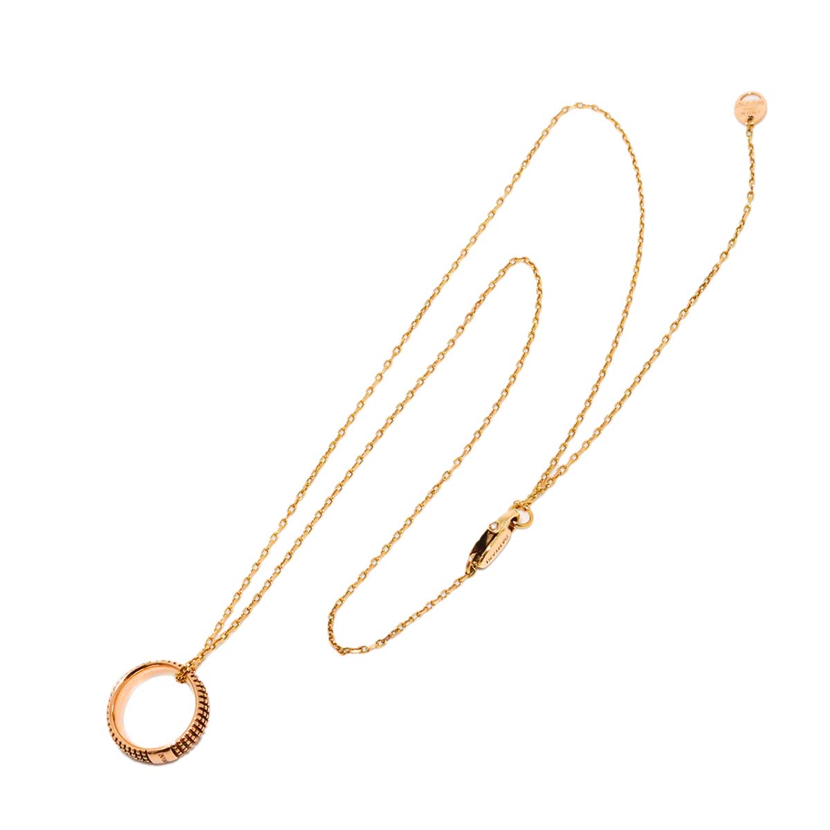 METROPOLITAN DREAM Cross Diamond Necklace 18K PG 750
