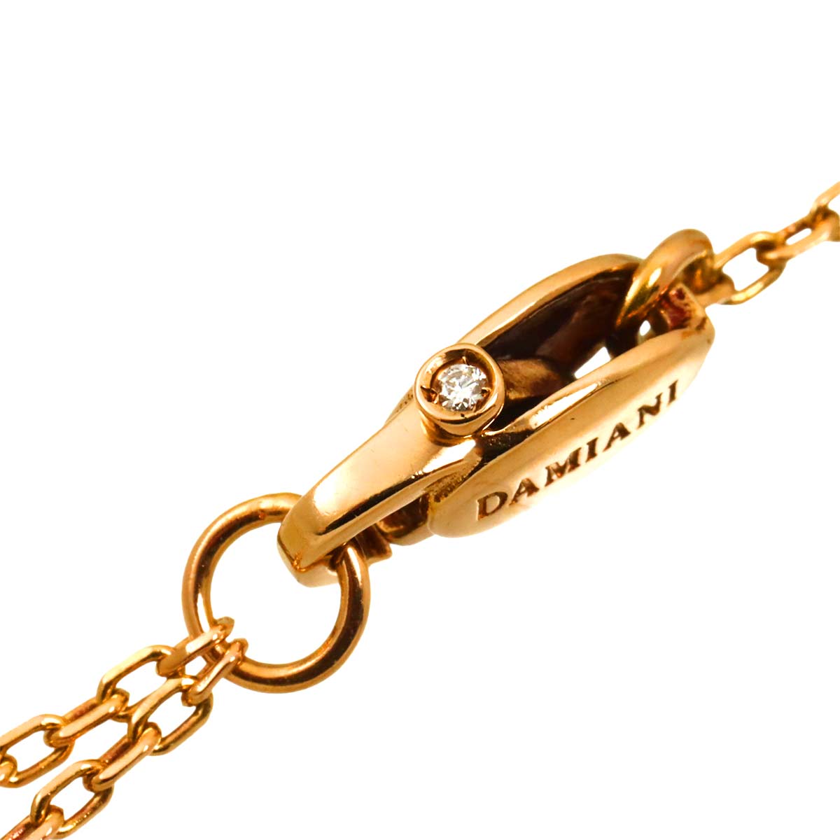 METROPOLITAN DREAM Cross Diamond Necklace 18K PG 750