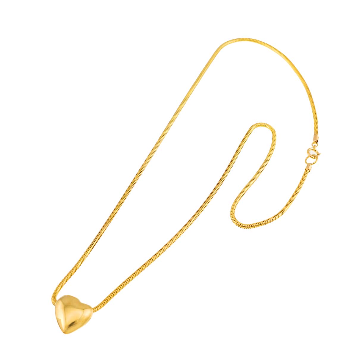 Heart Necklace 18K Yellow Gold 750
