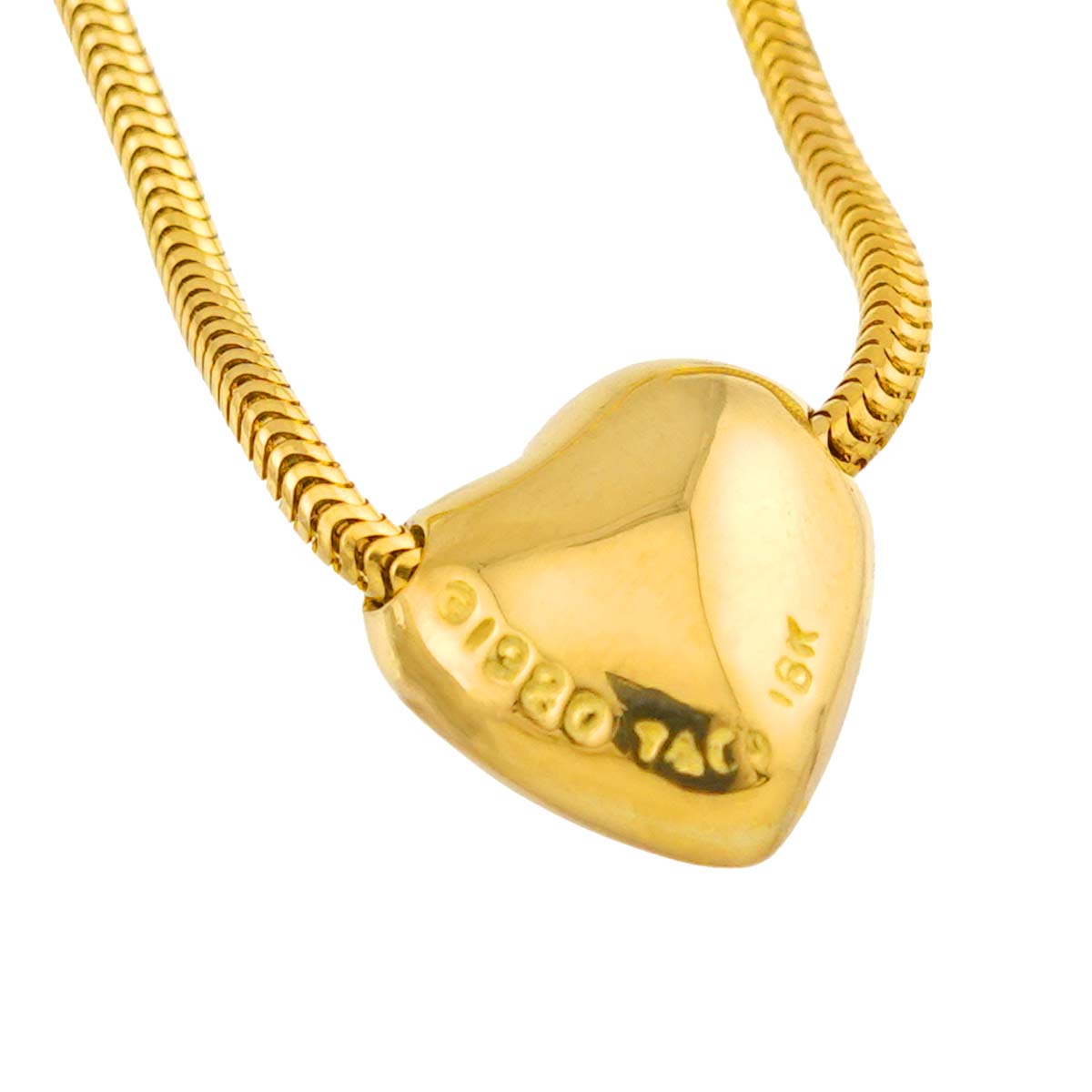 Heart Necklace 18K Yellow Gold 750