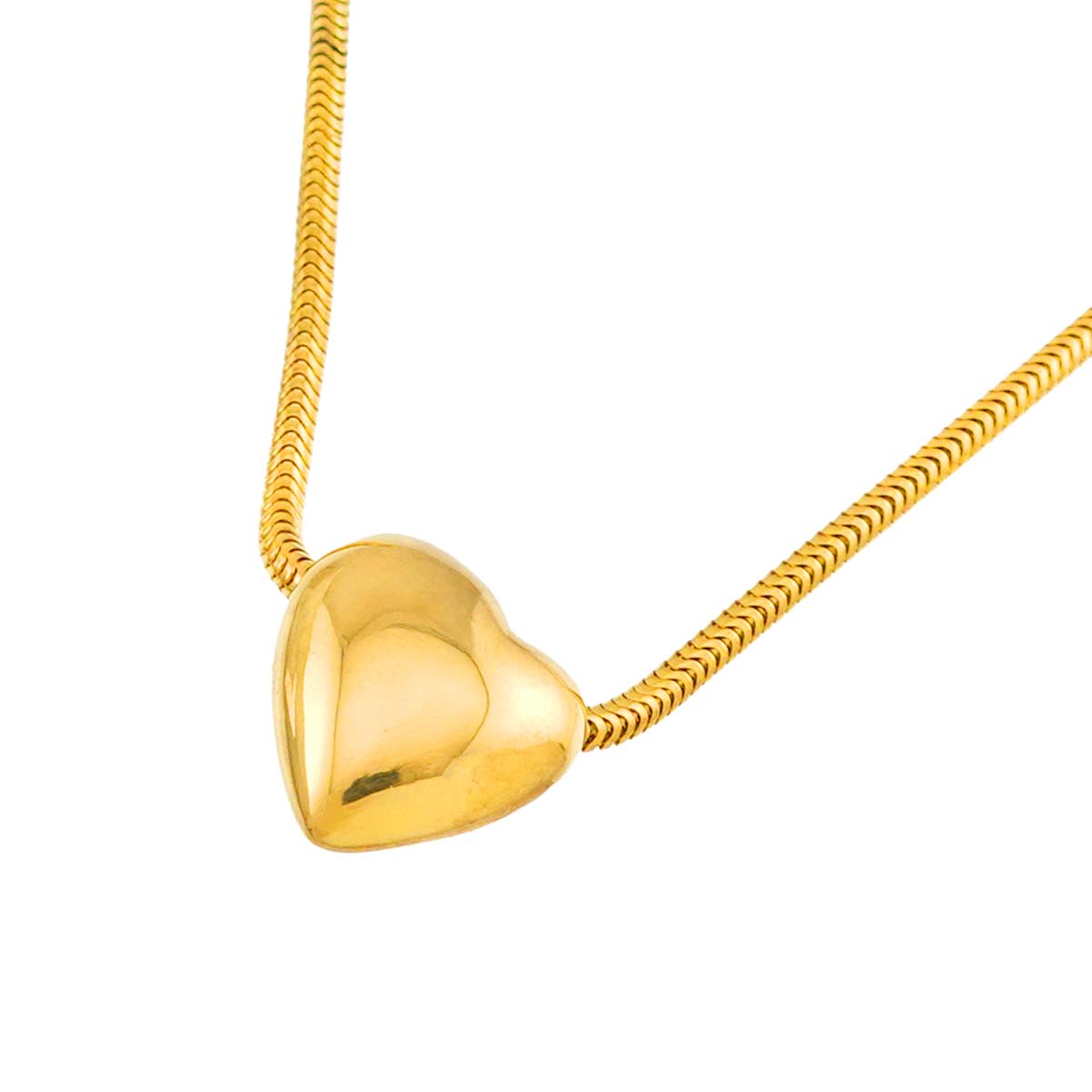 Heart Necklace 18K Yellow Gold 750