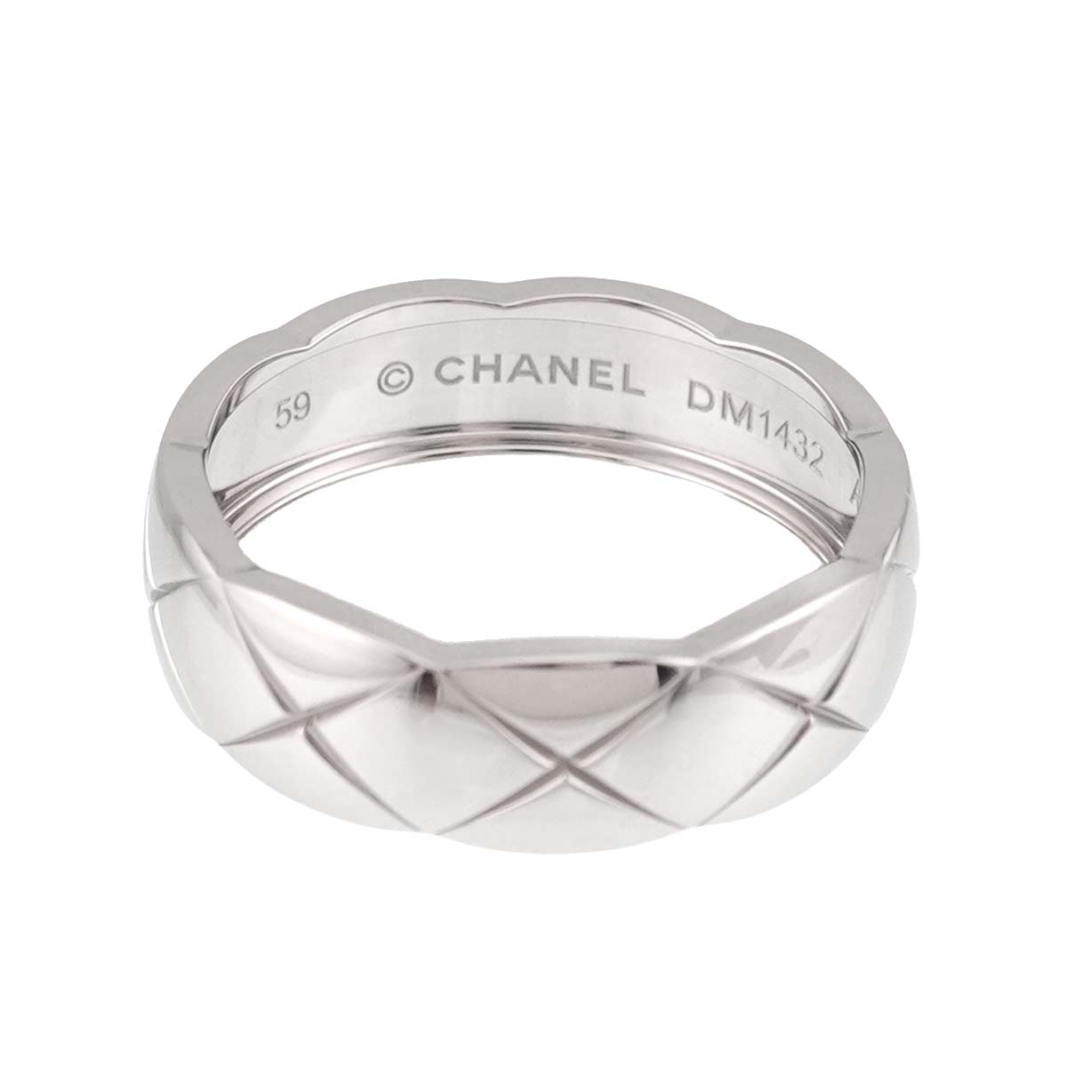 Coco Crush MM Ring 18K WG 750 size59 8.75(US)