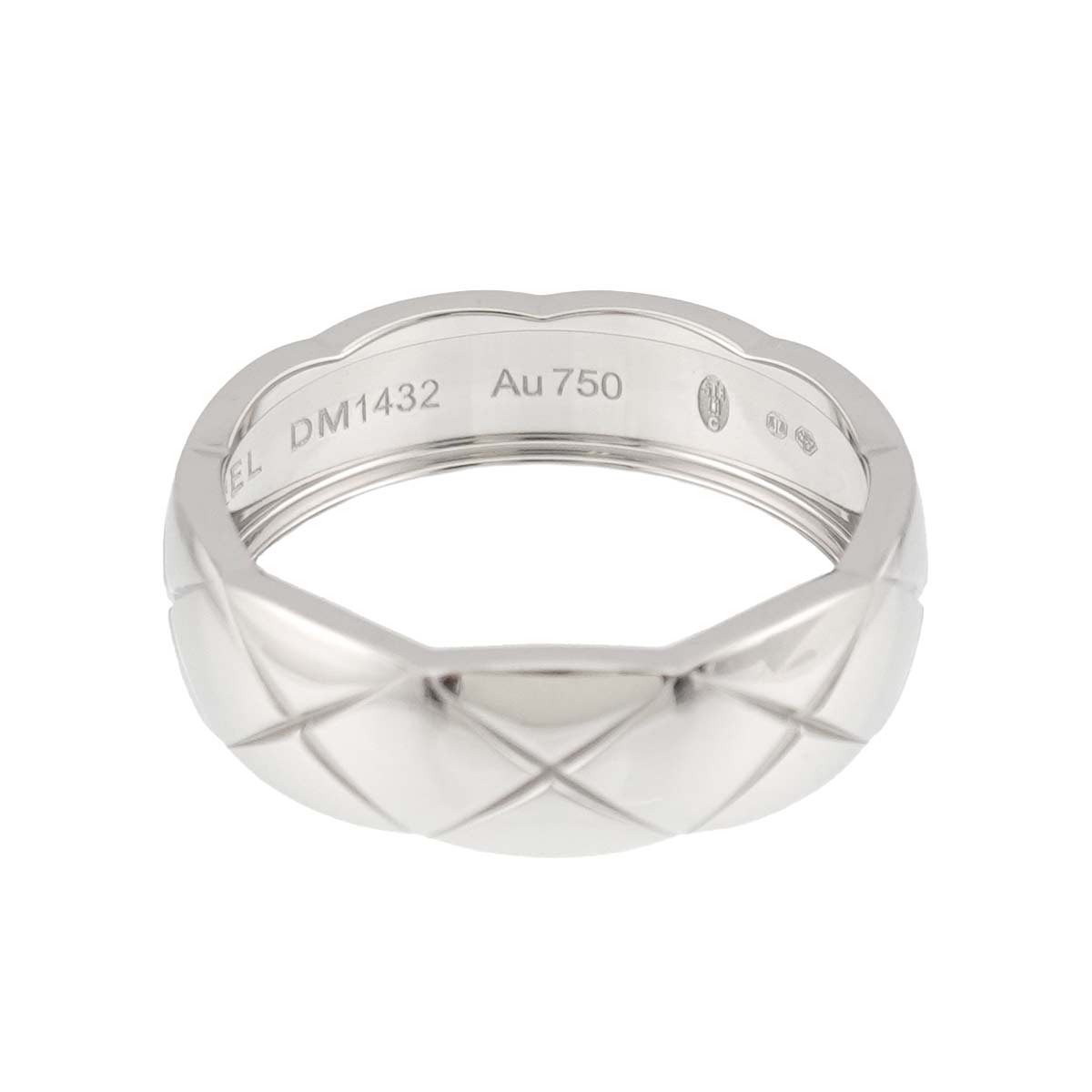 Coco Crush MM Ring 18K WG 750 size59 8.75(US)