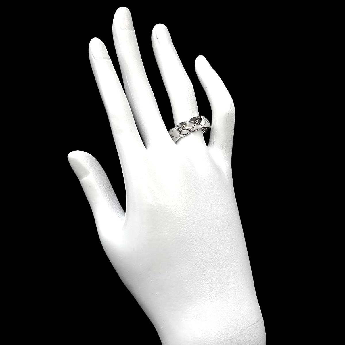 Coco Crush MM Ring 18K WG 750 size59 8.75(US)